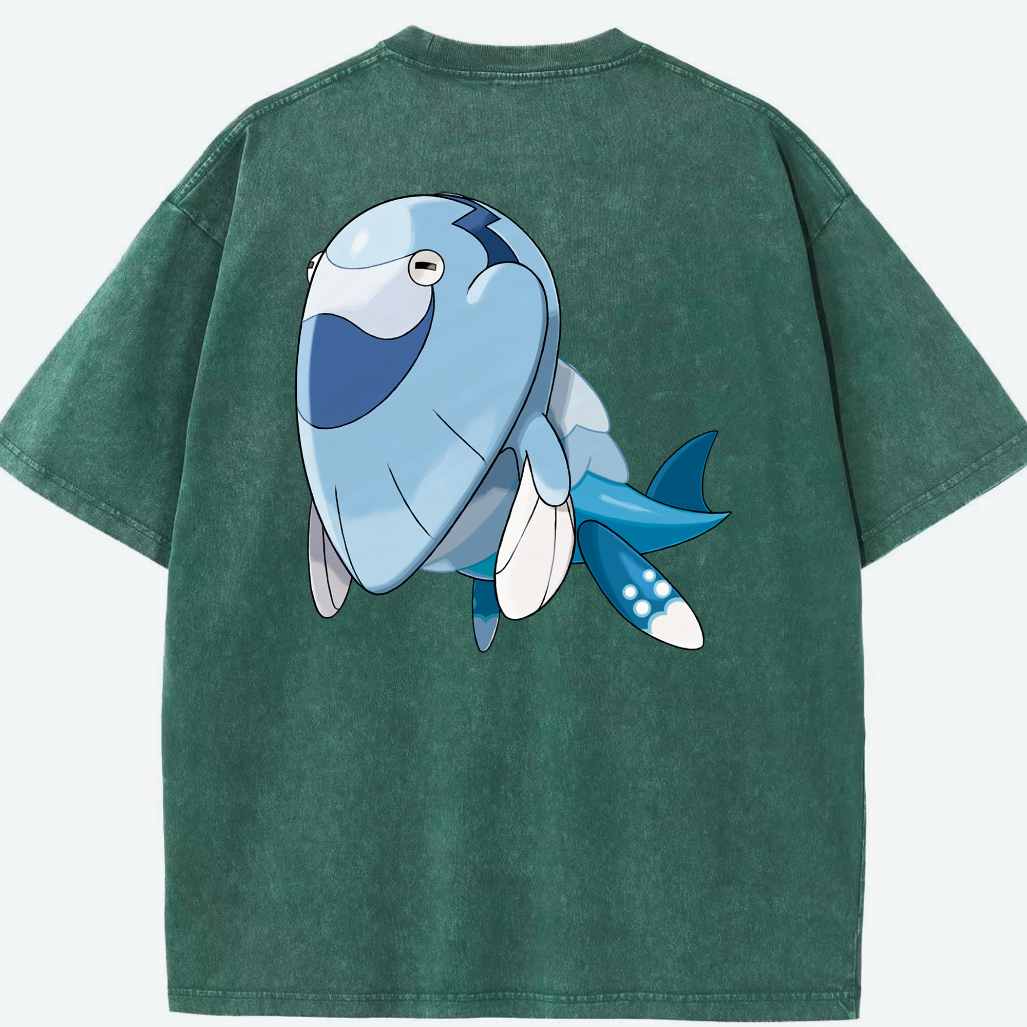 （画像用） ポケットモンスター Pokémon 綿100% ヴィンテージ風 半袖Tシャツ（背面プリント）